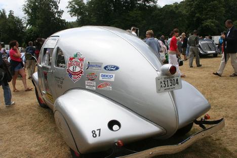 1934 McQuay-Norris Teardrop Streamliner     .
,    