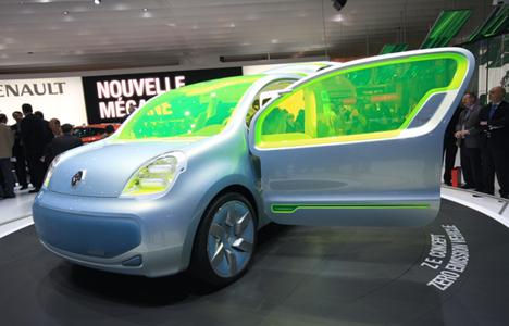   ,  Renault   ,   Z.E. Concept.         ,  Kangoo be bop,    ,  ,  . 

,    