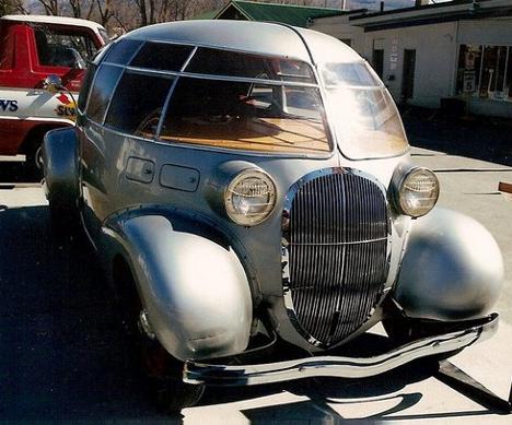 1934 McQuay-Norris Teardrop Streamliner     .
,    